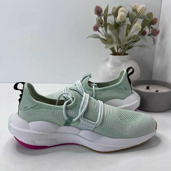 Sorel Explorer Defy Low Sneaker Green NL4817-390 Women's 8.5 Tried On - Picture 6 of 10